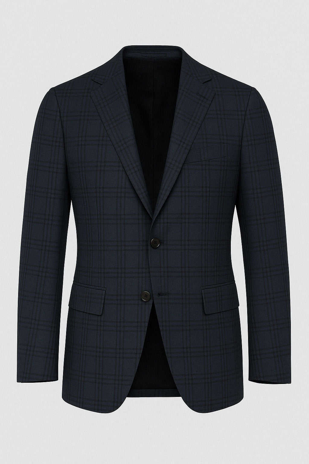 Giacca slim fit principe di galles grigio
