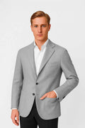 Blazer Viscosa Grigio
