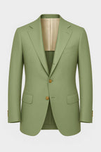 Blazer Viscosa e Lino verde