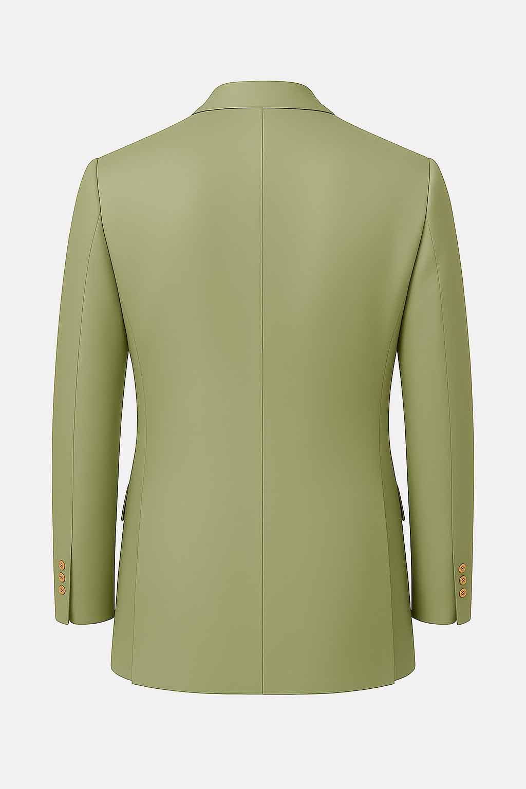 Blazer Viscosa e Lino verde